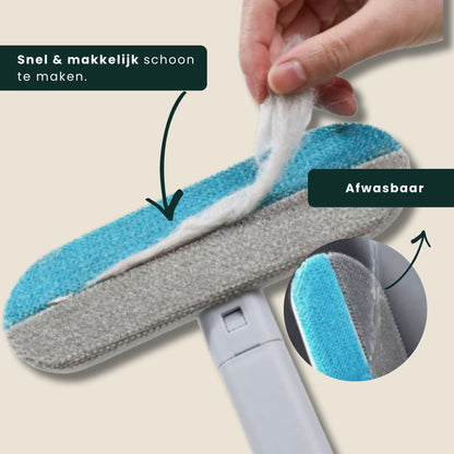 Clean BrushPro - 3-in-1 haarverwijderaar voor een écht haarvrij huis