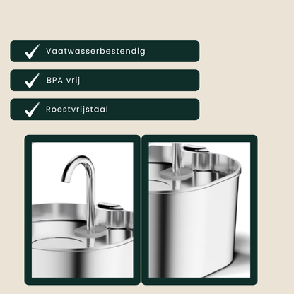 AquaWhisk- 2.2L Drinkfontein voor katten