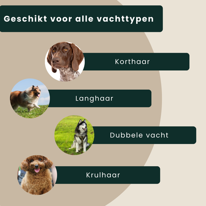 FurEase | Borstel - Zacht voor de Huid, Hard tegen Losse Haren