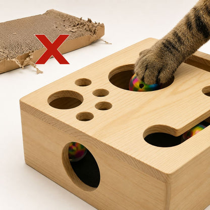 PawScratch| Interactieve krab- & nagelvijlbox voor katten