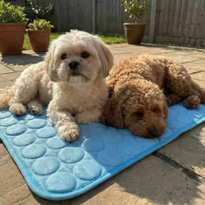 PawCool | Zelfkoelende hondenmat zonder stroom of water.
