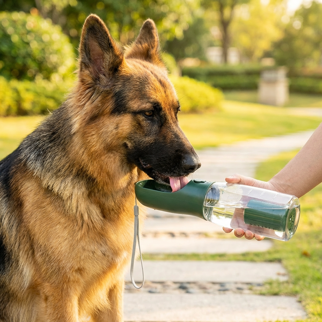 PawSip 3-in-1 Hondendrinkfles voor Onderweg