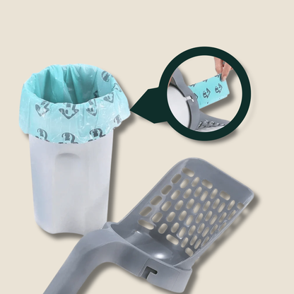 Slim sleufdesign kattenbak schep