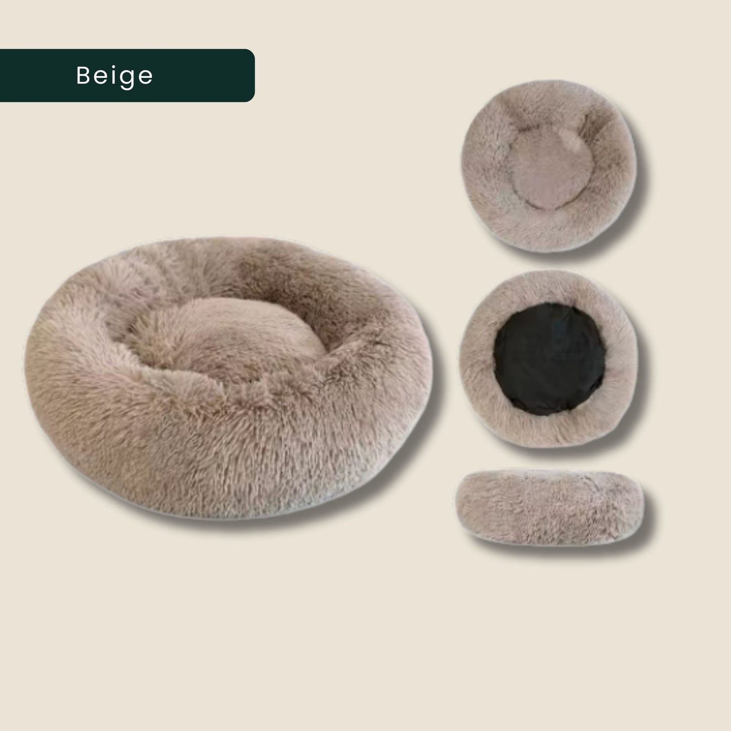 PawNest orthopedische honden en kattenmand in de kleur beige