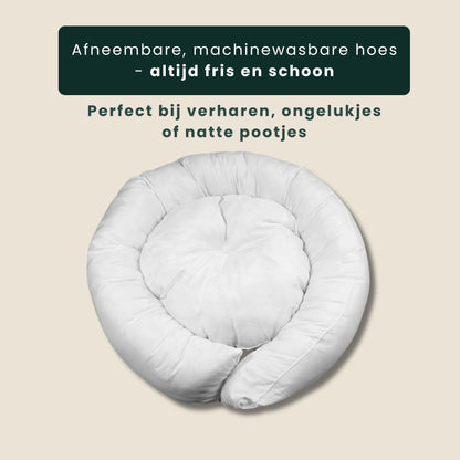 PawNest orthopedische honden en kattenmand afneembare machinewasbare hoes