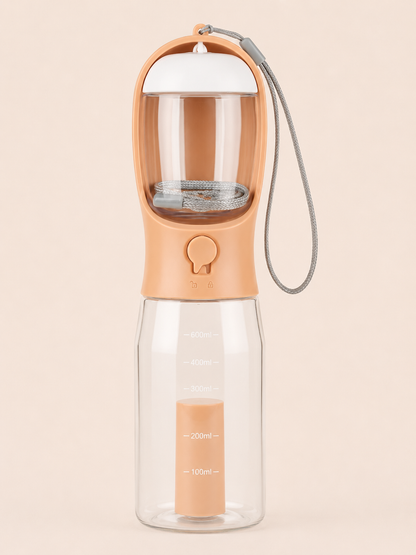 PawSip 3-in-1 Hondendrinkfles voor Onderweg
