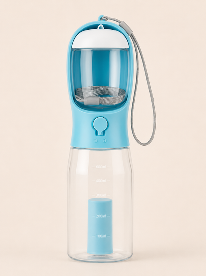 PawSip 3-in-1 Hondendrinkfles voor Onderweg