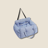 Blauw gestreept