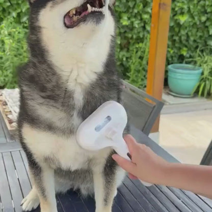 SteamBrush Pro – Professionele Stoom Vachtborstel voor Honden & Katten