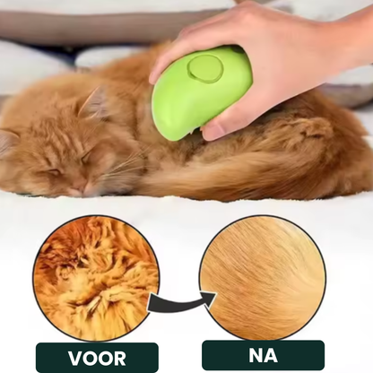 SteamBrush Lite | Compacte Stoomborstel voor Honden & Katten