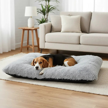 PawBed - Zachte Pluche Hondenmand met Nestgevoel